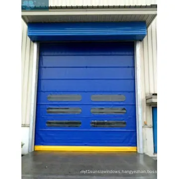 PVC High Speed Stacking Folding Door With Radar